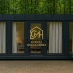 dom z kontenerów 100m2 przykład nowoczesnej zabudowy modułowej