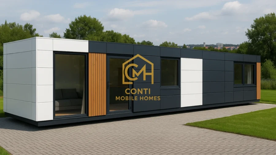 kontener mieszkalny całoroczny z klimatyzacją i izolacją PIR
