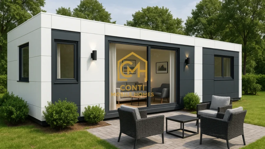 kontenery mieszkalne producent nowoczesny moduł mieszkalny z oknami aluminiowymi