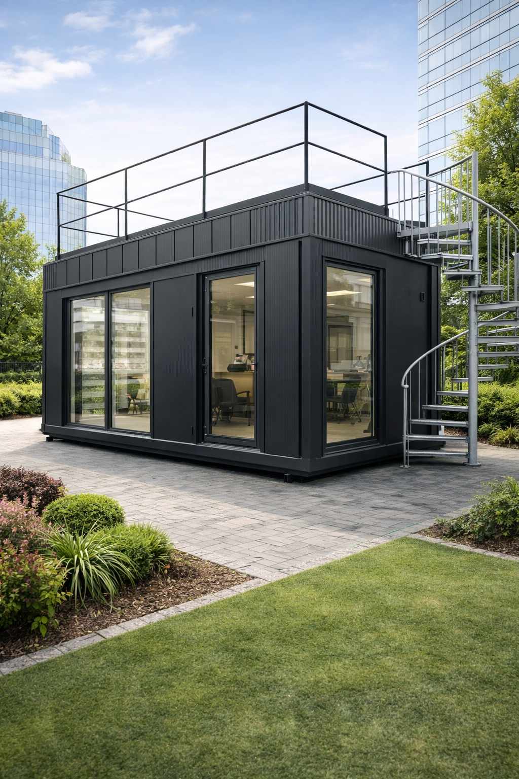 Kontener z Tarasem na Dachu