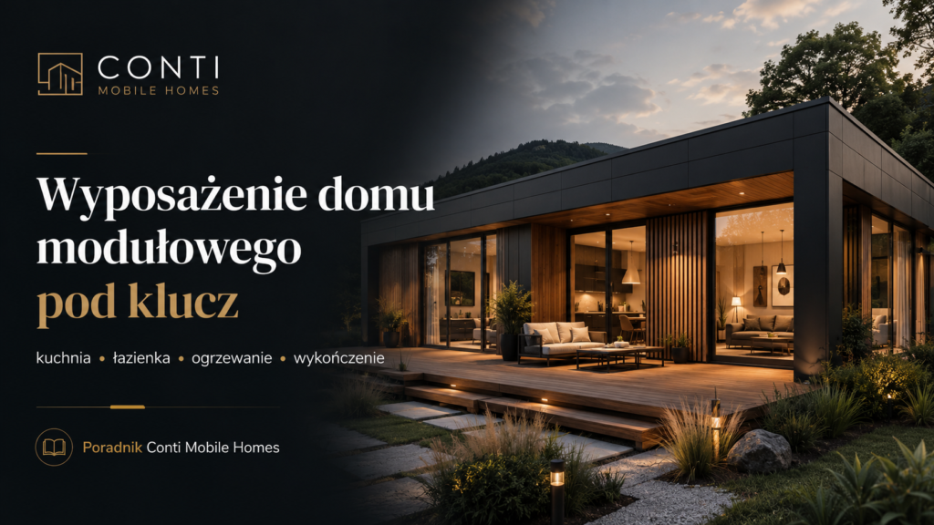 wyposażenie domu modułowego pod klucz